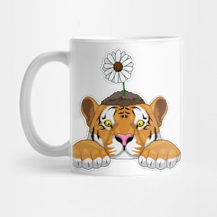 Tiger Daisy Flower Mug